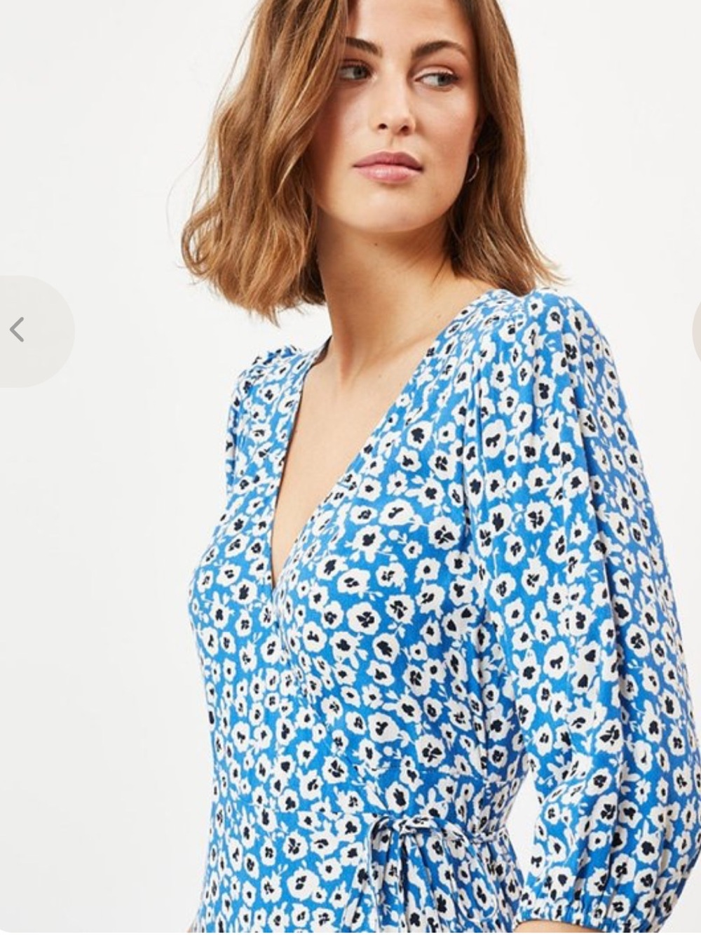 MINIMUM -Blue Floral Maxi Dress